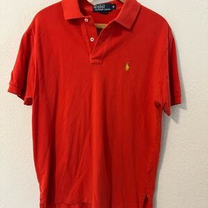 Ralph Lauren Men's Vibrant Red Polo Shirt